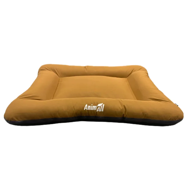 Лежанка AnimAll Super Max M ORANGE для собак и кошек, оранжевая, 80×65 см