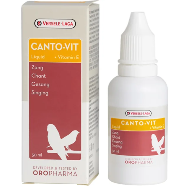 Витамины Oropharma Canto-Vit Liquid для пения и фертильности птиц, жидкие, 30 мл