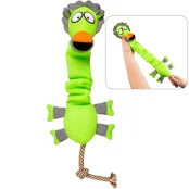 Интерактивная мягкая игрушка Flamingo Neon Lion для щенков, с пищалкой, 60 см