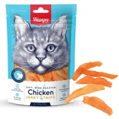 Ласощі Wanpy Soft Chicken Jerky Strips в'ялені курячі смужки, для котів, 80 г