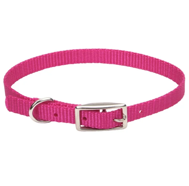 Ошейник Coastal Nylon Web для собак, нейлон, фламинго, 25×1 см