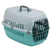 Переноска Moderna Road Runner 1 для кошек и собак, металлическая дверца с замком, акварель, 49×32×30 см