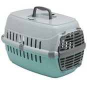 Переноска Moderna Road Runner 1 для кошек и собак, пластиковая дверца, акварель, 49×32×30 см