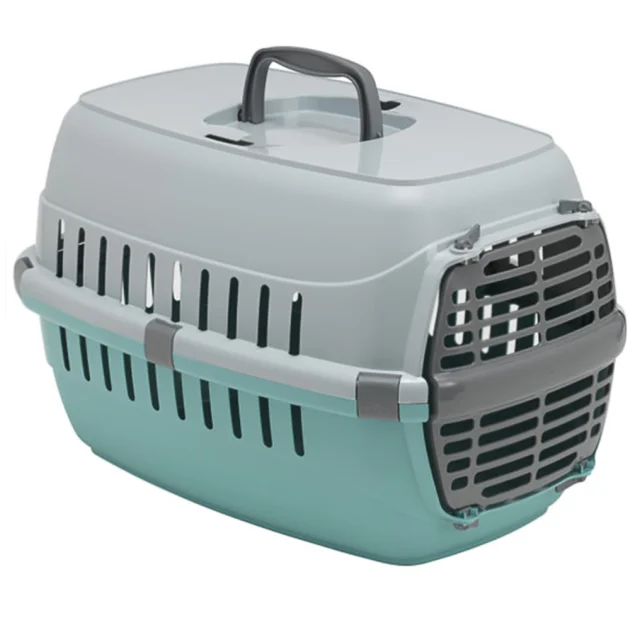 Переноска Moderna Road Runner 1 для кошек и собак, пластиковая дверца, акварель, 49×32×30 см