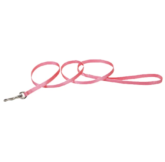 Поводок Coastal Nylon Leash для собак, нейлон, розовый, 120×1 см