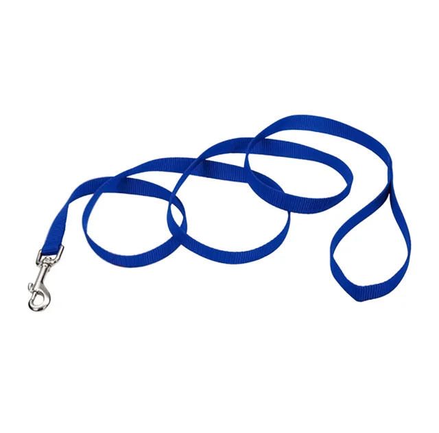 Поводок Coastal Nylon Training для собак, нейлон, синий, 180×2.5 см