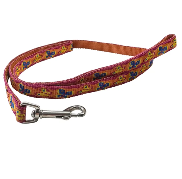 Поводок Coastal Pet Attire Weave для собак, нейлон, принт бабочки, коричневый, 120×1.6 см