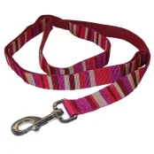 Повідець Coastal Pet Attire Weave для собак, нейлон, принт смужка, червоний, 120×2.5 см
