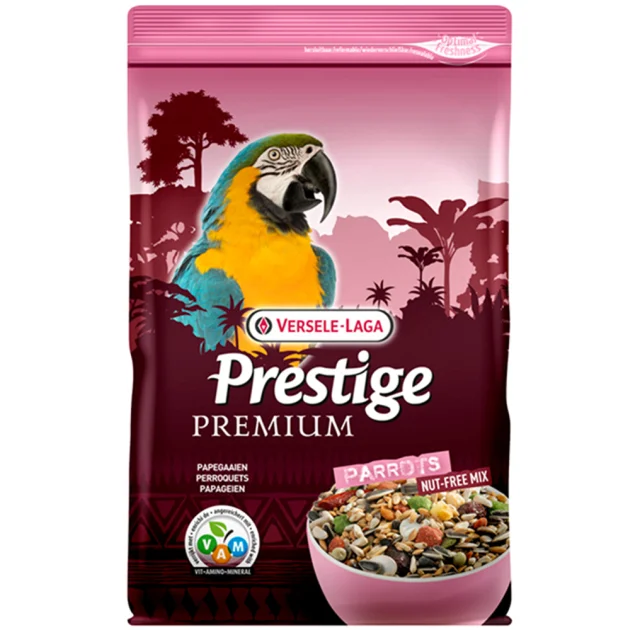 Корм Versele-Laga Prestige Premium Parrots для крупных попугаев, 5 кг