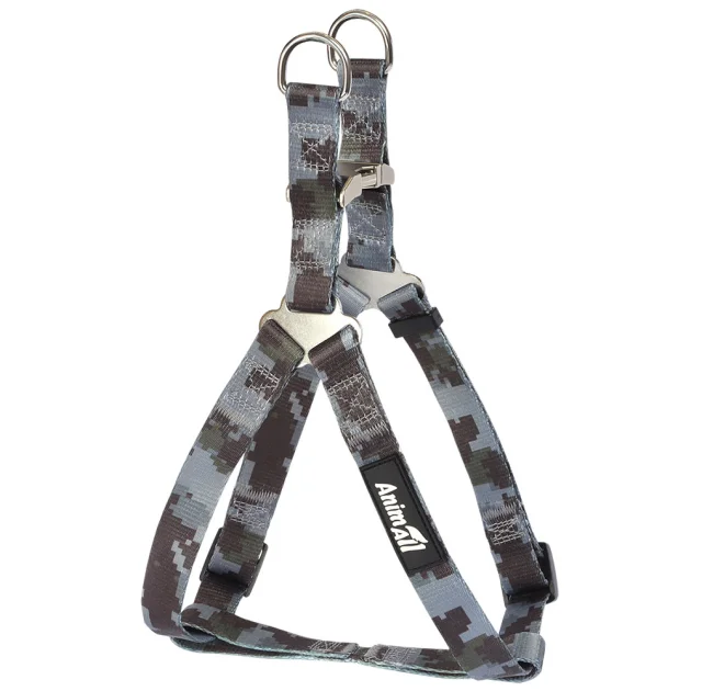 Шлея AnimAll S-5, для собак, нейлон, 1,5×33-50 см