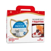 Сухий корм Royal Canin Indoor 7+ для домашніх котів від 7 років, 3.5 кг + масажний центр у подарунок