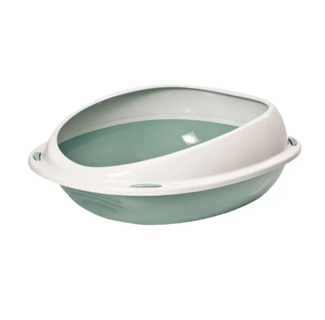 Пластиковый туалет Georplast Shuttle для кошек, 45×36×15.5 см, зеленый