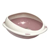 Пластиковый туалет Georplast Shuttle для кошек, 57×40×19 см, розовый