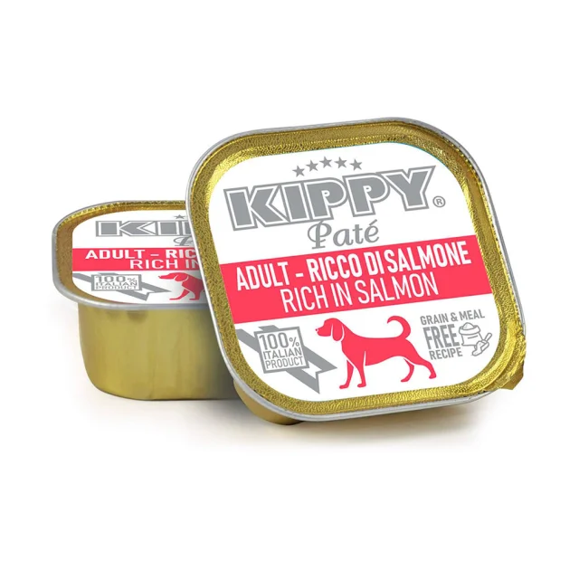 Консервы Kippy Pate Salmon Adult для взрослых собак, паштет с лососем, 150 г