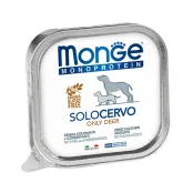 Консервы Monge Dog Solo для собак, с олениной, 150 г