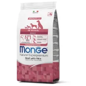 Сухой корм Monge Dog All breeds Adult для взрослых собак всех пород, говядина с рисом, 2.5 кг