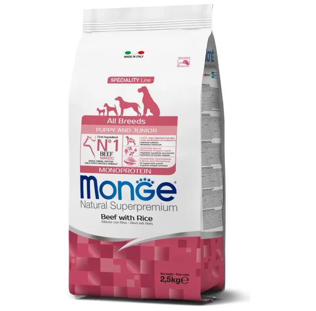 Сухий беззерновий корм Monge Dog Be Wild Gr.Free для собак, з анчоусом, 2.5 кг
