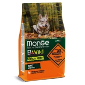 Сухой беззерновой корм Monge Dog Be Wild Gr.Free для собак, с уткой, 2.5 кг