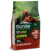 Сухой беззерновой корм Monge Dog Be Wild Gr.Free для собак, с ягненком, 2.5 кг