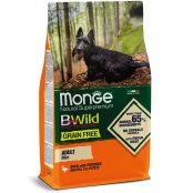 Сухой беззерновой корм Monge Dog Be Wild Gr. Free Mini для собак малых пород, с уткой, 2.5 кг