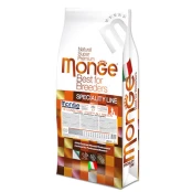 Сухой беззерновой корм Monge Dog Be Wild Gr. Free Puppy & Junior для щенков, с уткой, 17.5 кг