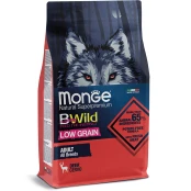 Сухой низкозерновой корм Monge Dog Be Wild Low Grain для собак, с олениной, 2.5 кг