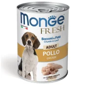 Консервы Monge Dog Fresh для собак, паштет, со свежей курицей, 400 г