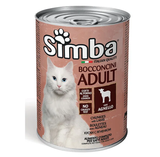 Консерви Simba Cat Wet для котів, з ягням, 415 г