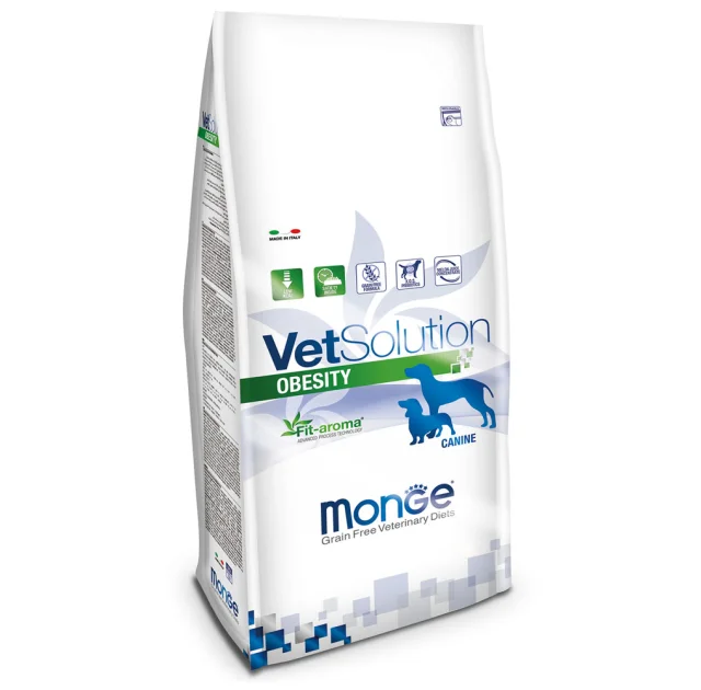 Сухий корм Monge VetSolution Obesity canine для собак із зайвою вагою, 12 кг
