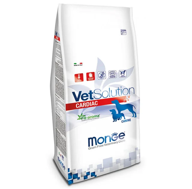 Сухий корм Monge VetSolution Cardiac canine для підтримки функцій серця у собак, 12 кг