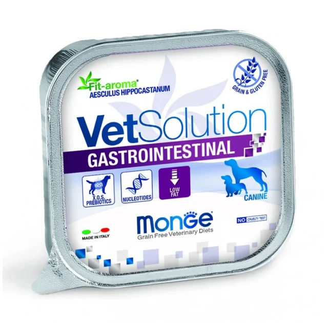 Консерви Monge VetSolution Gastrointestinal canine для собак із проблемою з травленням, 150 г