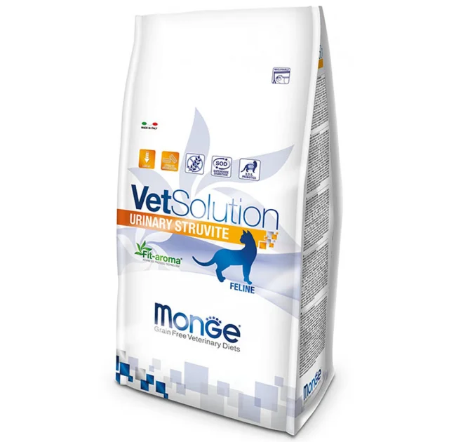 Сухий корм Monge VetSolution Urinary Struvite feline для котів із мочекам'яною хворобою, 400 г