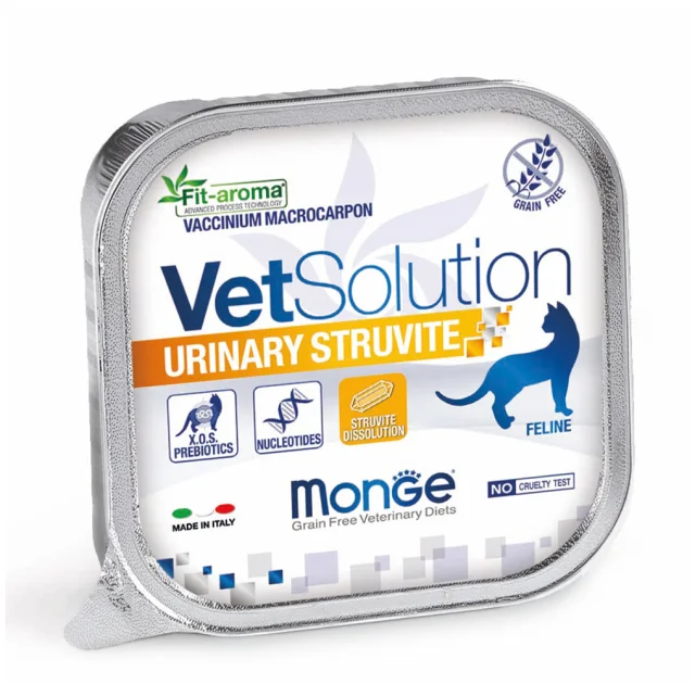 Вологий корм Вологий корм Monge VetSolution Renal oxalate feline для котів із нирковою недостатністю, паштет, 100 г