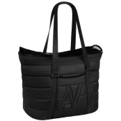 Сумка-переноска AiryVest для кошек и собак мелких пород, нейлон, черная, 38×29×21 см