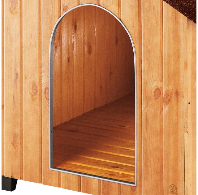 Дерев'яна будка Ferplast Domus Small для собак, 61x74,5x55 см