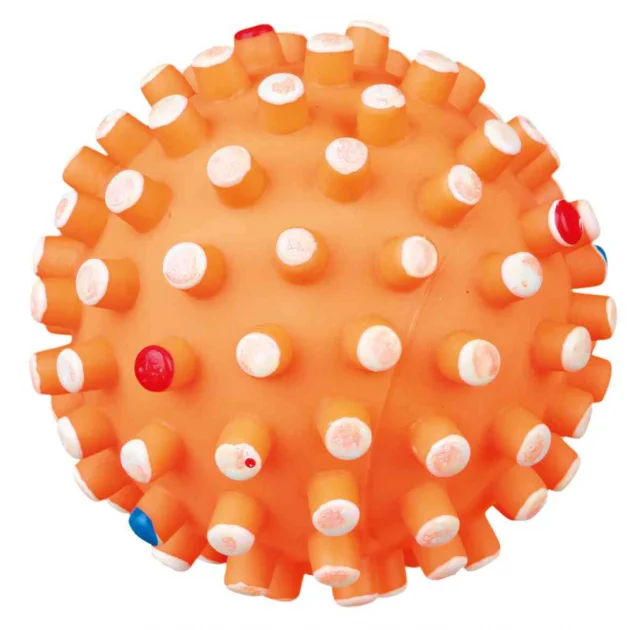 Вініловий м'яч Trixie для собак, з шипами, 12 см