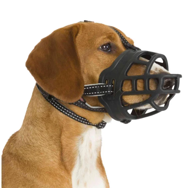 Намордник Trixie Flex, для собак, 26 см, чорний