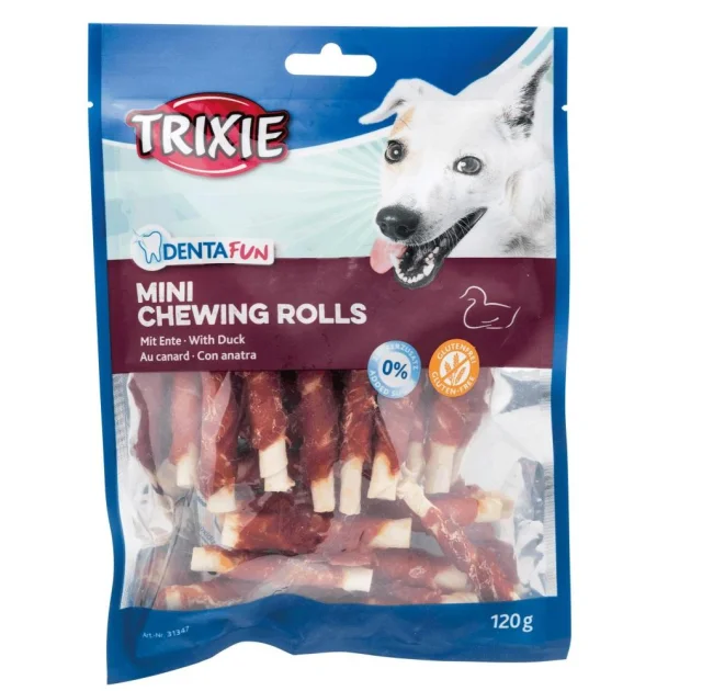 Жувальна паличка Trixie Denta Fun для собак, качка, 6 см, 120 г