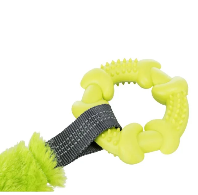 Іграшка Trixie - Bungee Tugger з кільцем, для собак, 10 см, 56 см