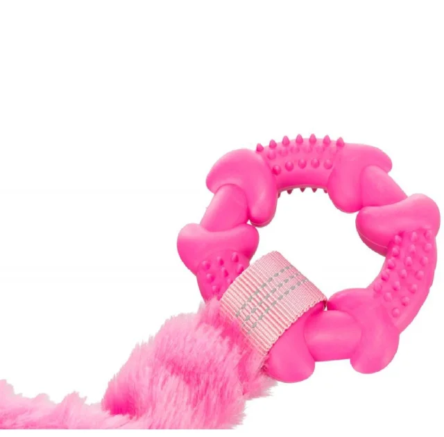 Іграшка Trixie - Bungee Tugger з кільцем, для собак, 10 см, 56 см