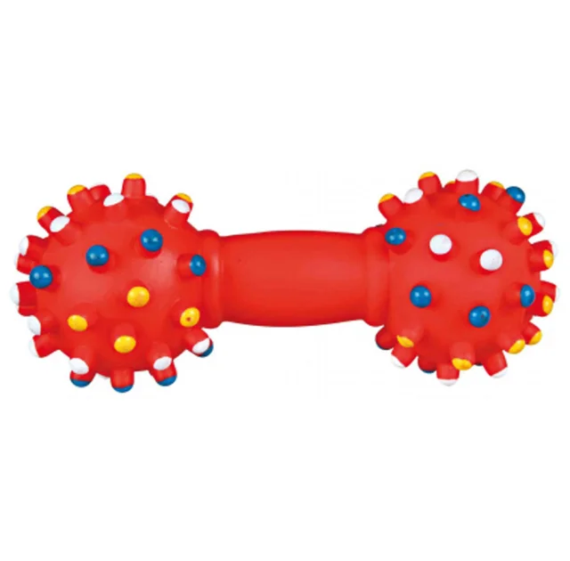 Гантель з пищалки і шипами Trixie для собак, 15 см