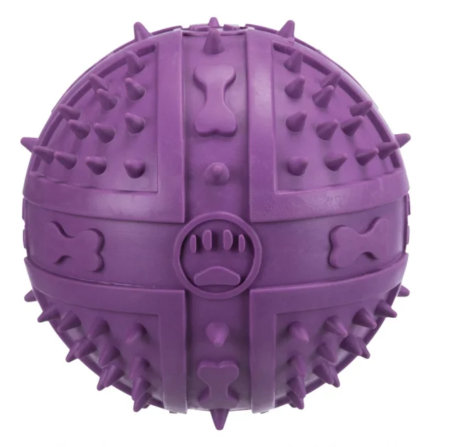 М'яч Trixie для собак, з пищалкою і шипами, гума, 9 см