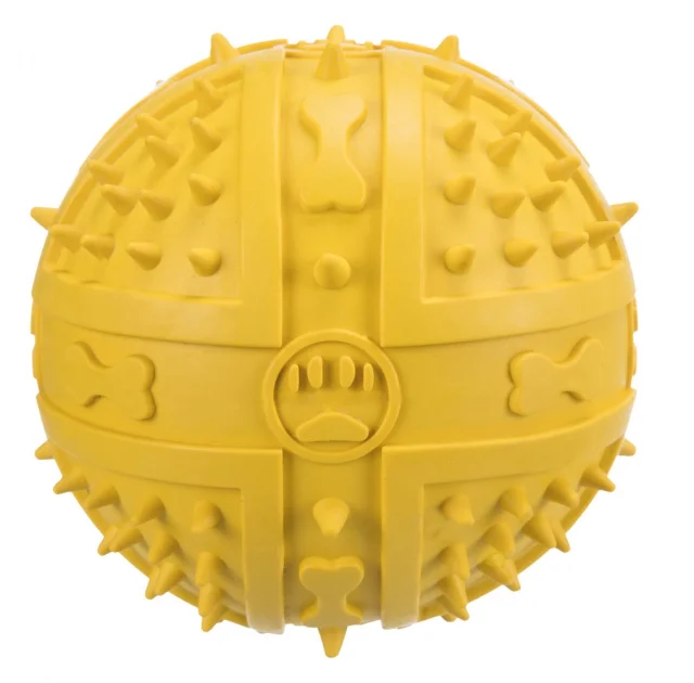 М'яч Trixie для собак, з пищалкою і шипами, гума, 9 см