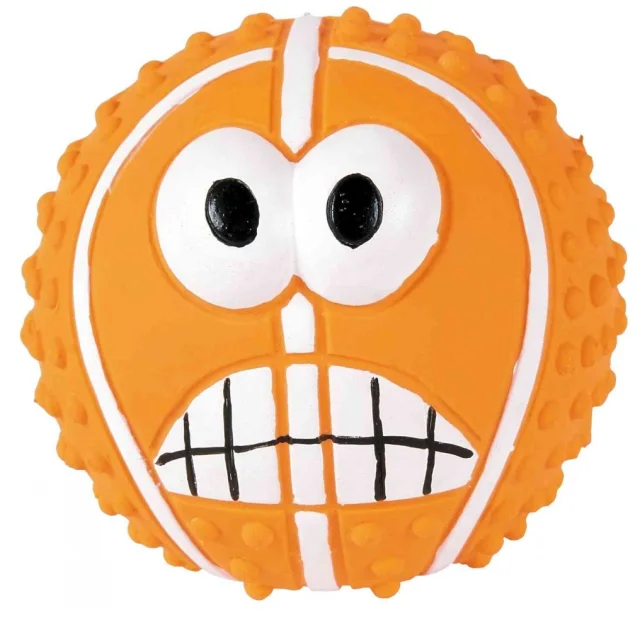 Шипованный мяч-рожица Trixie для собак, 7 см, латекс