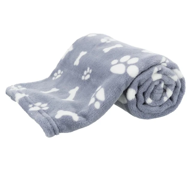 Подстилка Trixie Kenny для собак, плюш, синий, 150×100 см