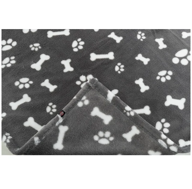 Подстилка Trixie Kenny для собак, плюш, серый, 150×100 см