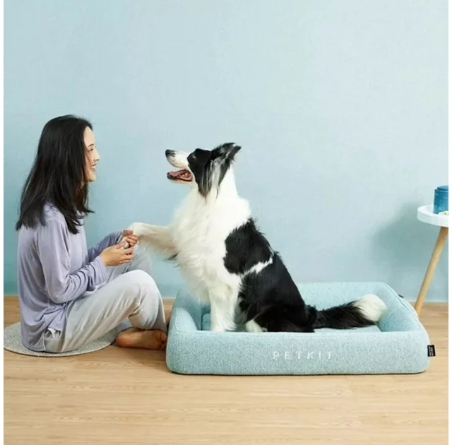 Ліжко Petkit Four Season Pet Bed M, для собак, блакитний, 67×51×12.5 см