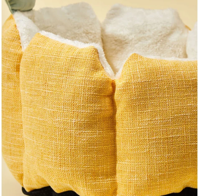 Кровать Petkit Pineapple Bed для кошек, жёлтый, 40×40×25 см