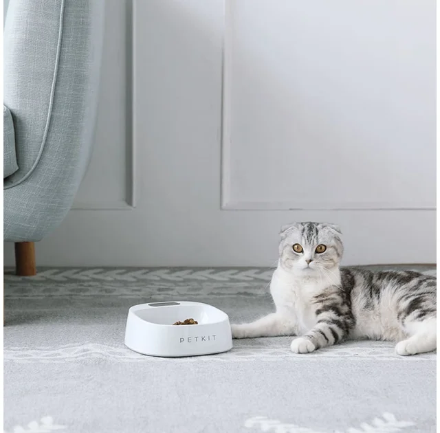 Миска Petkit Smart Pet Bowl со встроенными весами, для собак и кошек, белая, 1 л