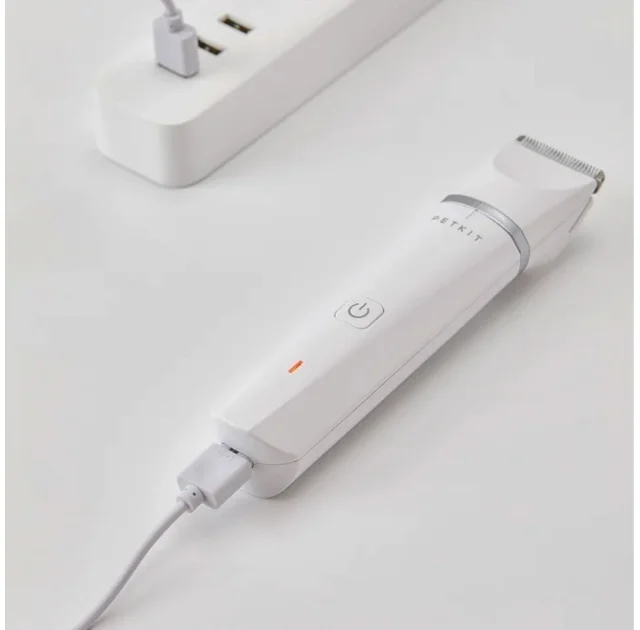 Машинка для стрижки тварин Petkit Pet Trimmer 2 в 1, акумуляторна, біла, ножові блоки 1 см і 3.2 см